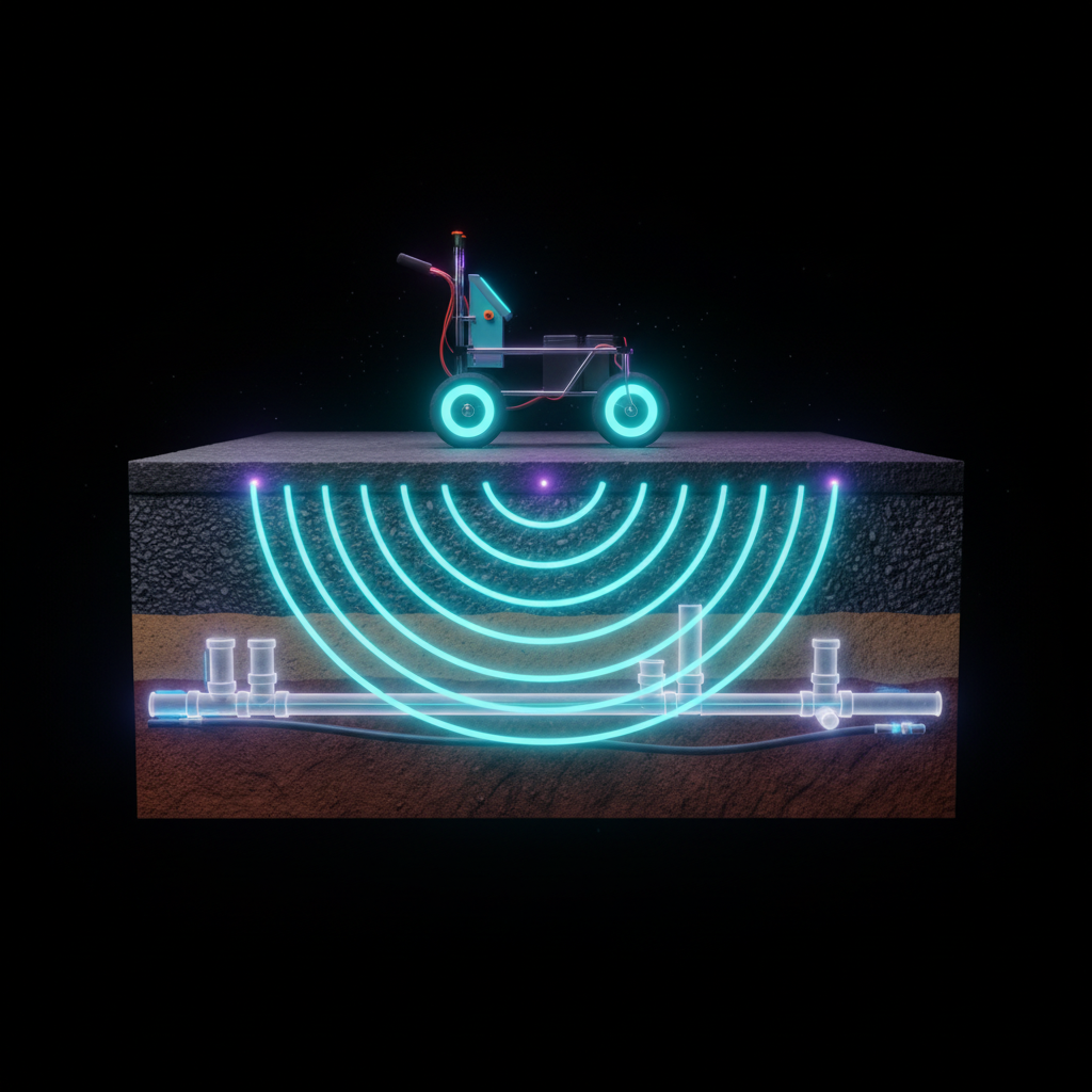 Frontier sensing technologies penetrating underground layers with quantum gravimetry, fiber optic DAS, and ground-penetrating radar